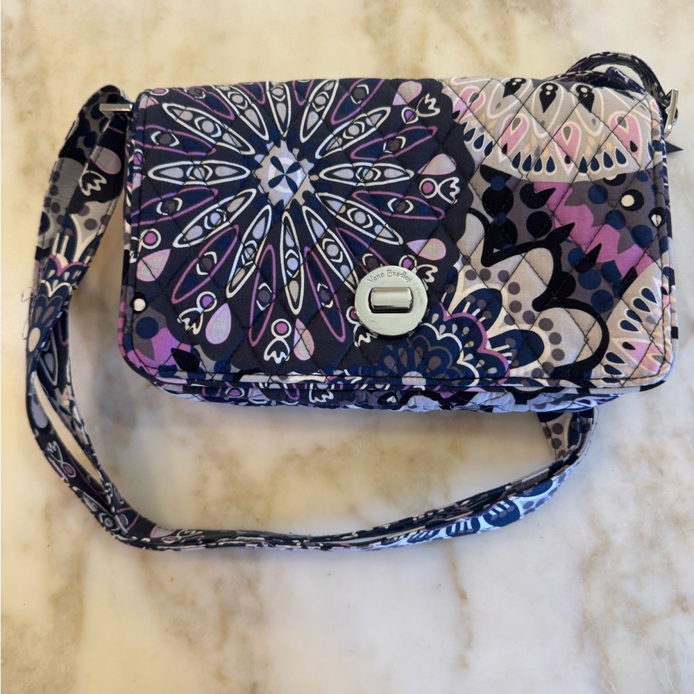 Vera Bradley Turn lock crossbody Mimosa Medallion
